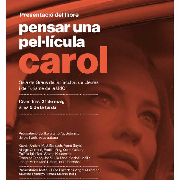 Cartell presentació Carol