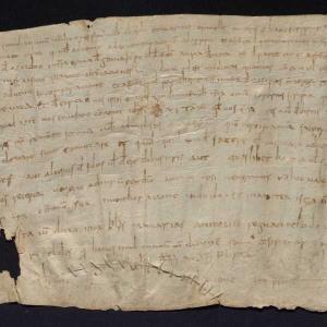 Pergamí digitalitzat MSDG-0001 del  Col·lecció de pergamins del fons del monestir de Sant Daniel de Girona