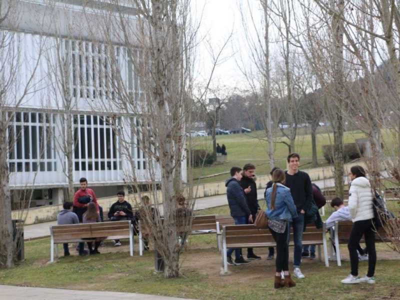 Estudiants al Campus Montilivi