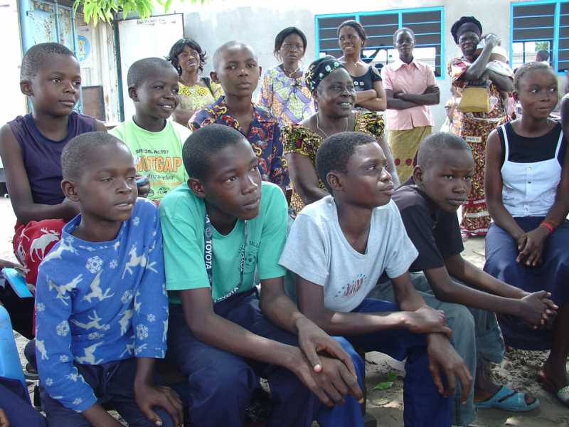 Grup de persones bantu al Congo