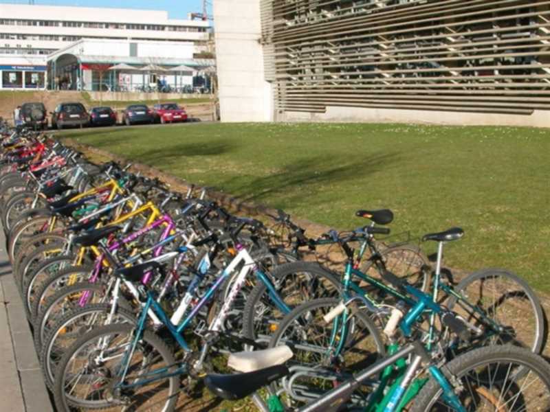 Bicicletes al Campus de Montilivi