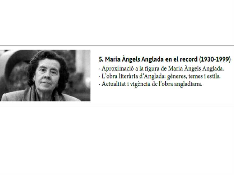 Maria Àngels Angalda en el record (1930-1999)