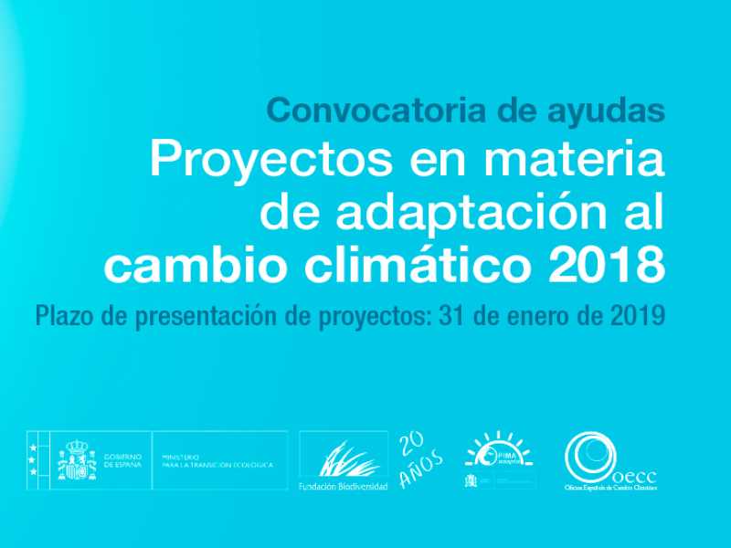 Fundación Biodiversidad conv canvi climàtic 2018
