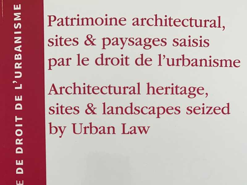 Llibre - Patrimoine architectural