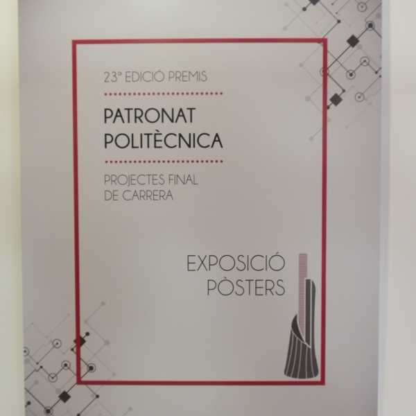 Portada Exposició pòsters 23ª edició premis Patronat Politècnica 2018