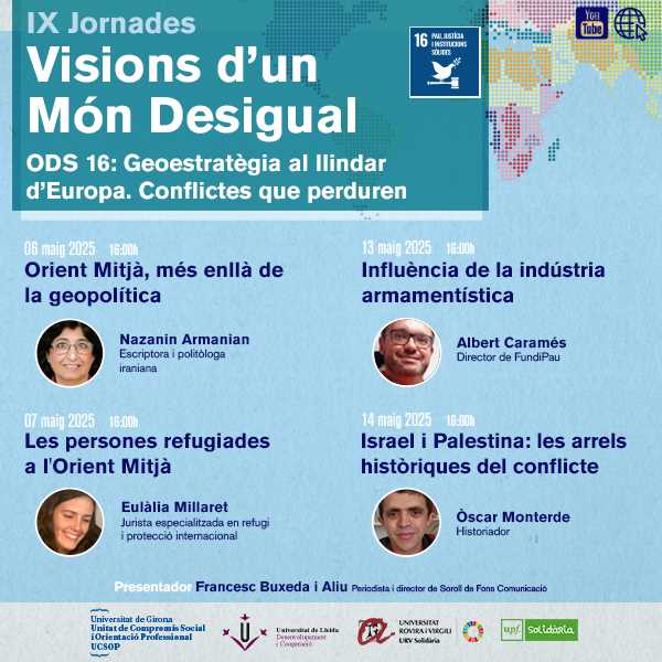 📣 DIRECTE - 6 MAIG 25 - 16h: Orient Mitjà, més enllà de la geopolítica