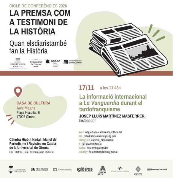 Cartell: La informació internacional a La Vanguardia durant el tardofranquisme