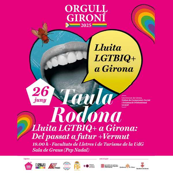 Taula rodona: Lluita LGTBIQ+ a Girona: Del passat a futur