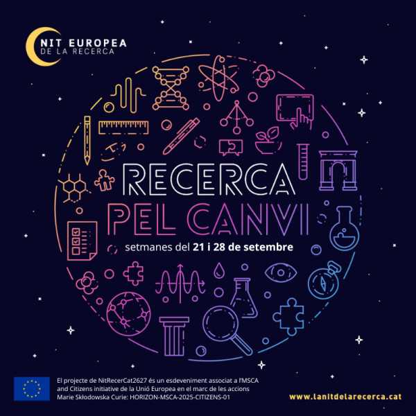 Cartell Nit Euroepa de la Recerca
