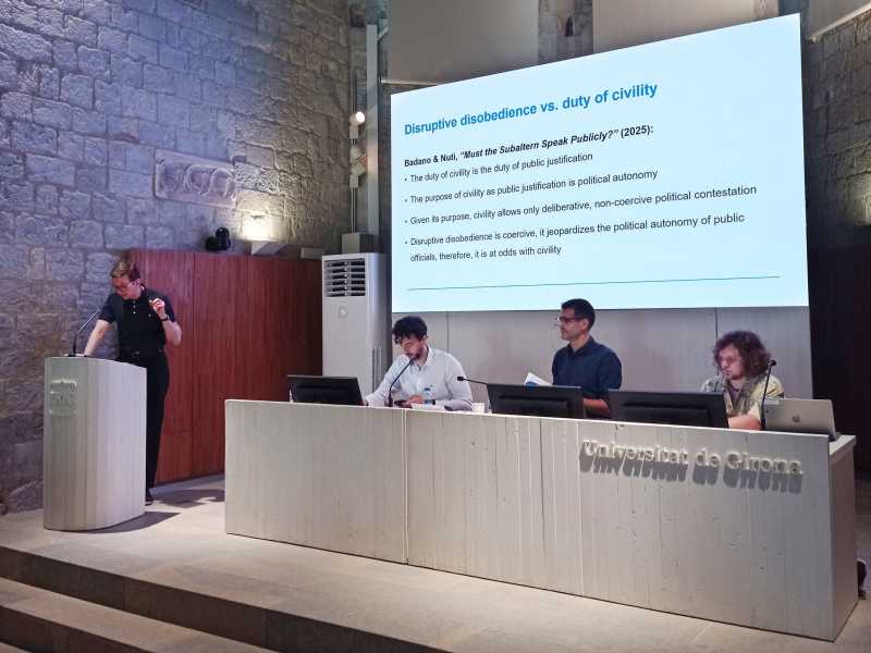 Imatge de la la IV Catalonia Workshop in Political Theory