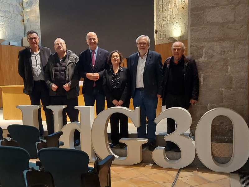 Ex-síndics, síndica i rector de la UdG