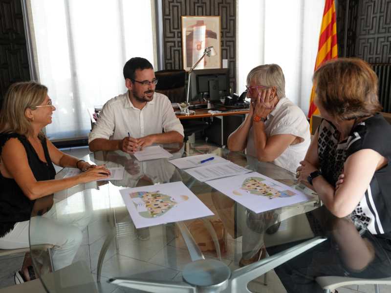 Signatura del conveni.