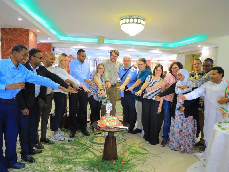 Imatge de la cloenda del projecte celebrada a Gondar, a Etiòpia