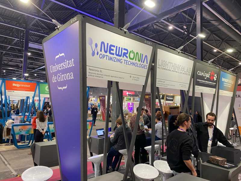 L'estand de la UdG a l'edició de 2024 de la 4YFN que ha començat avui.