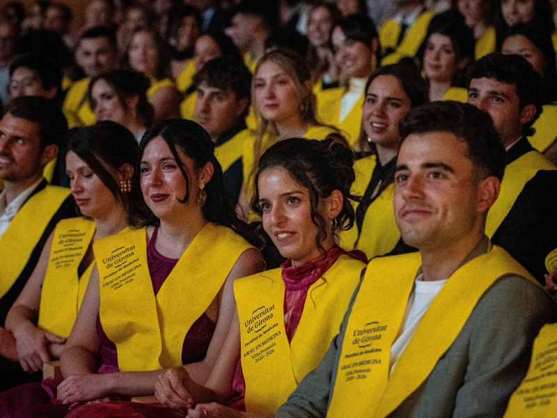 Imatge de la graduació de la Facultat de Medicina