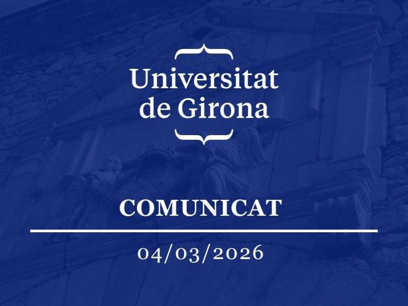 Comunicat institucional UdG
