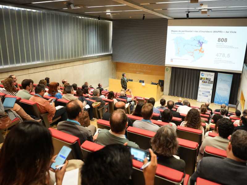 Fotografia de la jornada -Nous reptes en aigua al territori: millora de la gestió de les inundacions i adaptació a les noves normatives de qualitat-