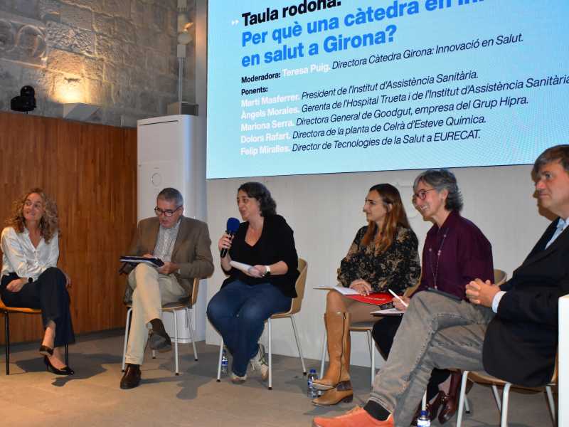 Fotografia de la Jornada de la Càtedra Girona: Innovació en Salut de la UdG