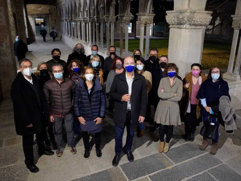 Equip de la candidatura #innovaUdG després de conèixer els resultats