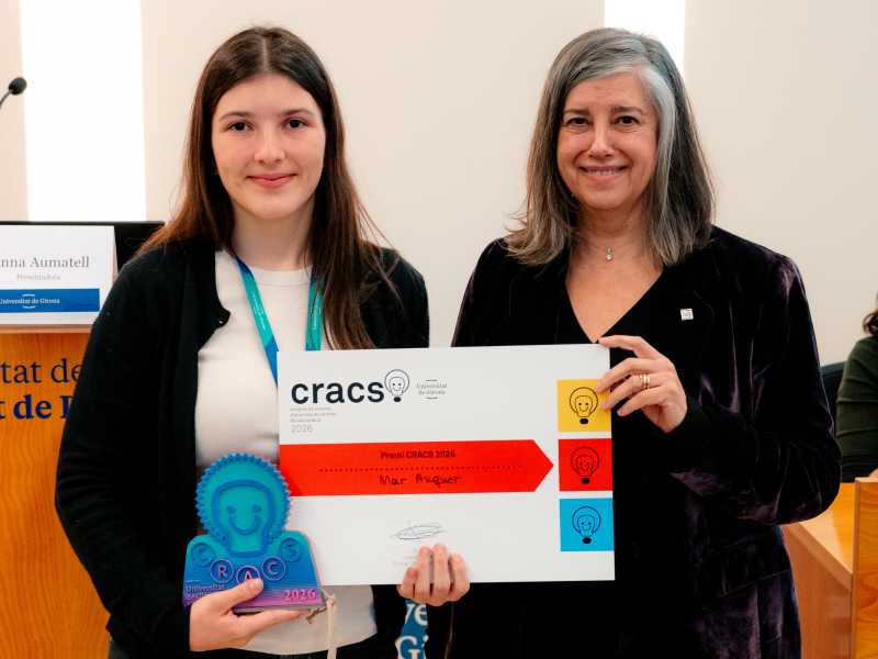 Mar Auquer guanya el premi CRACS 2026