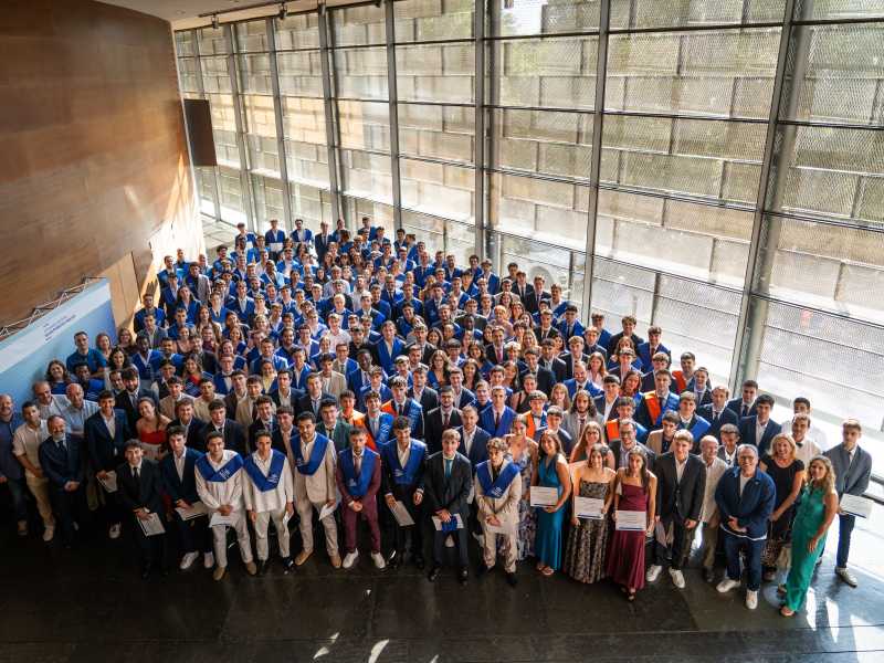 Imatge de la graduació de l