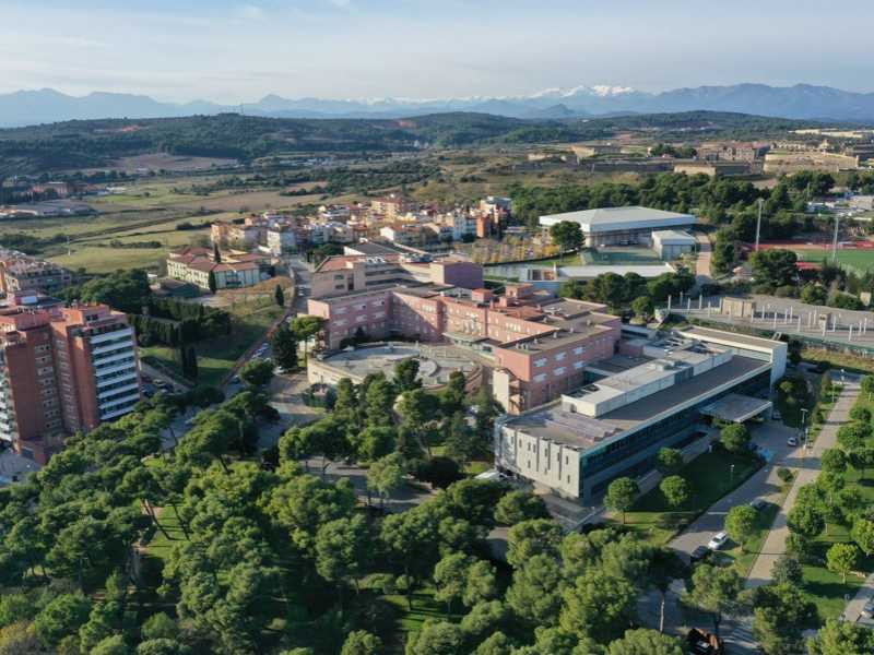 Vista aèria de l'Hospital de Figueres