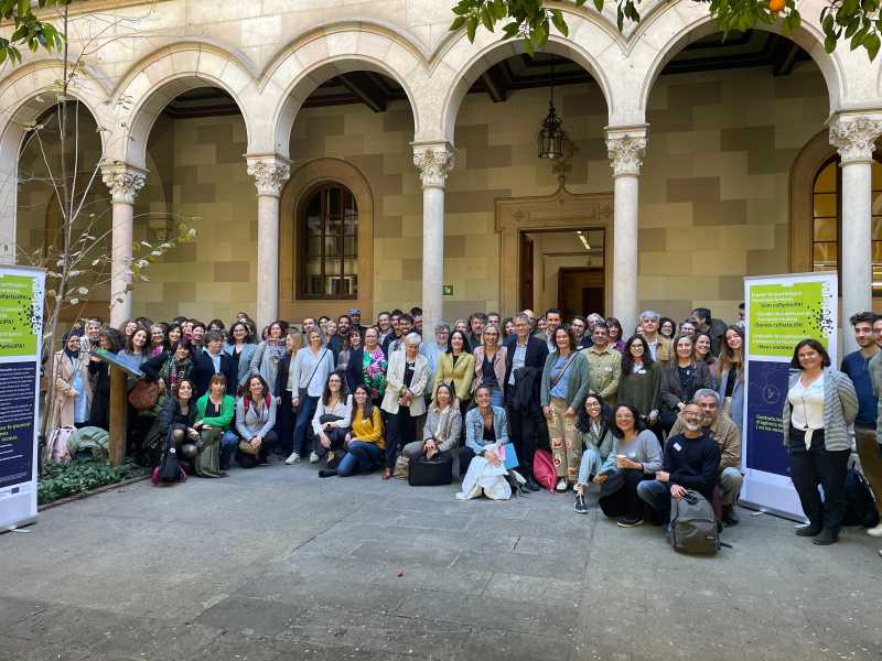 Imatge de la cloenda del projecte coParticiPa a Barcelona