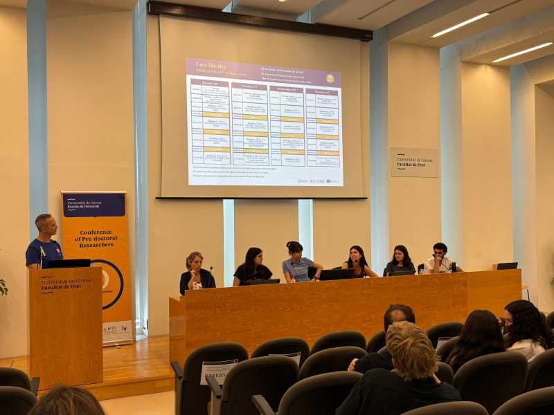 Imatge de la primera sessió de les IX Jornades d'Investigadors Predoctorals