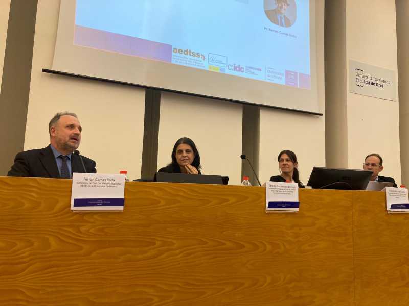 Imatge de les jornades sobre el teletreball organitzades per la UdG