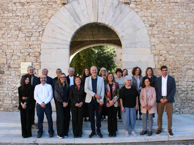 Fotografia de l'acte d'incorporació de Mediterranean Foods a la Càtedra de Responsabilitat Social i Sostenibilitat