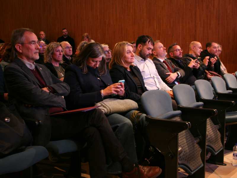 Josep Calbó i el seu equip de candidatura