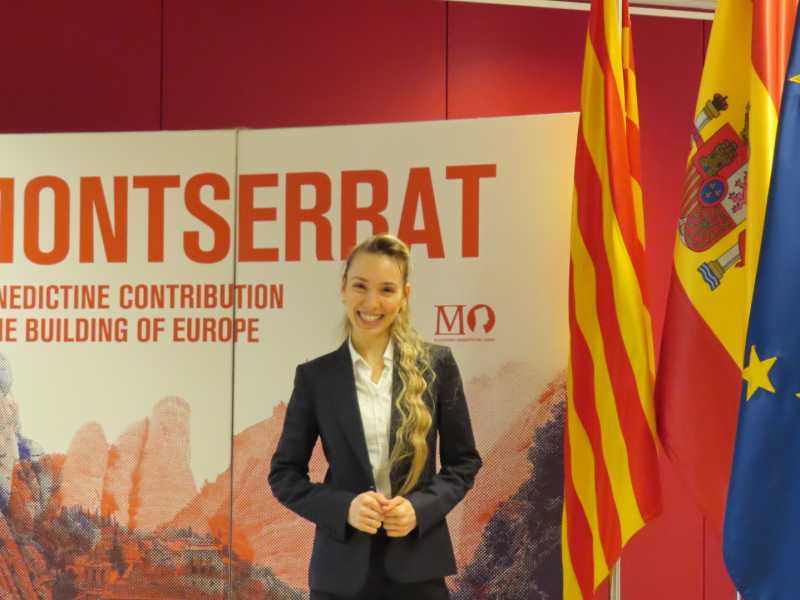 L’ambaixadora UNICAT de la Universitat de Girona, Kamelia Krassi