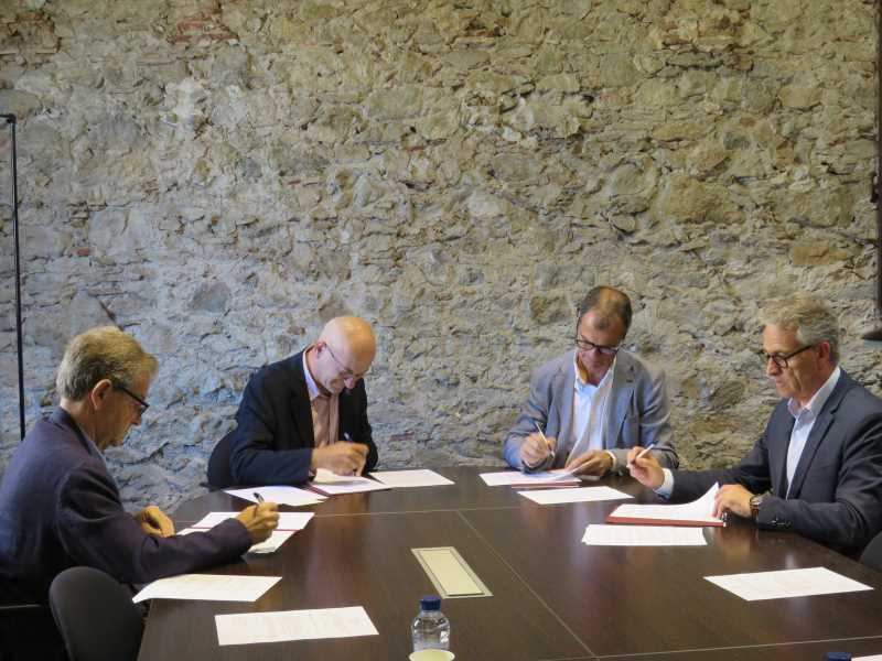 Francesc Xavier Quintana, Quim Salvi, Joan Company i Miquel Bosch a l