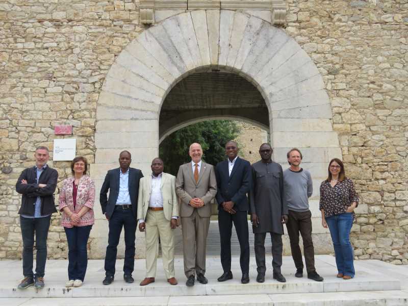 Visita de rectors d'universitats senegaleses a la UdG
