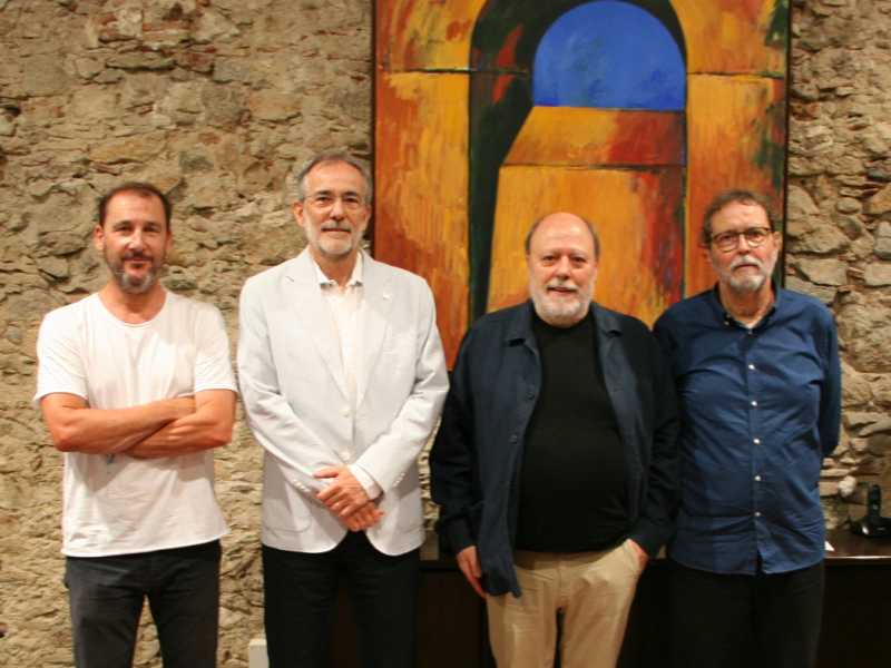 Els representants institucionals al Rectorat de la UdG