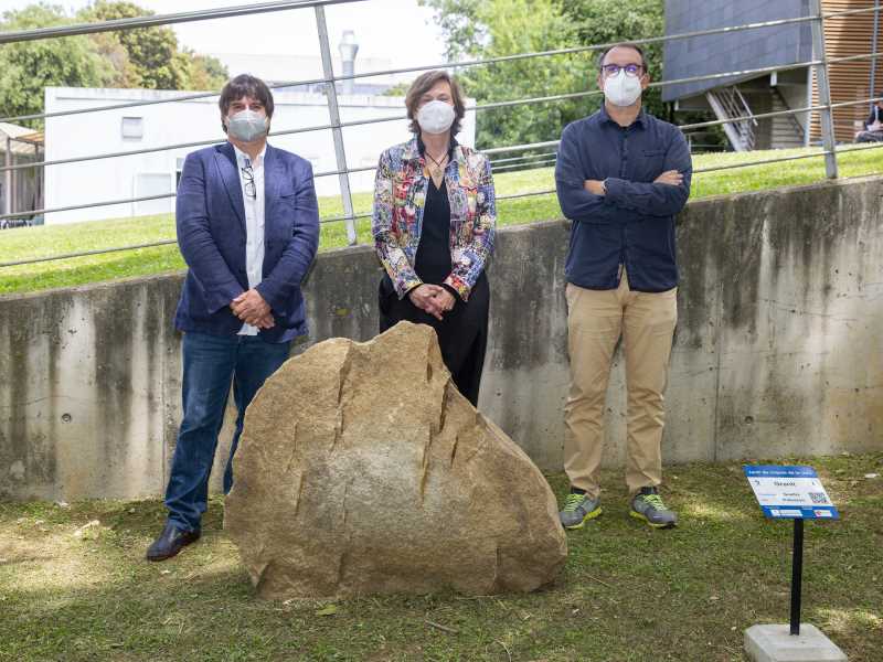 Acte d'inauguració del Jardí de Roques