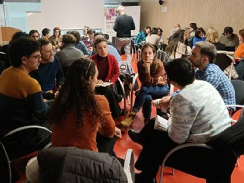 Imatge d'un taller en el marc de la jornada