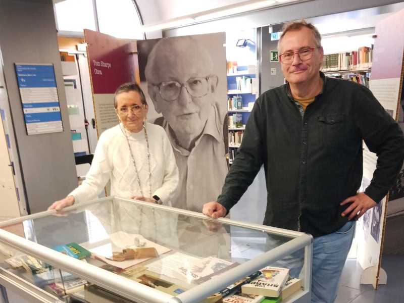 Montserrat Verdaguer i Jordi Sala visiten l