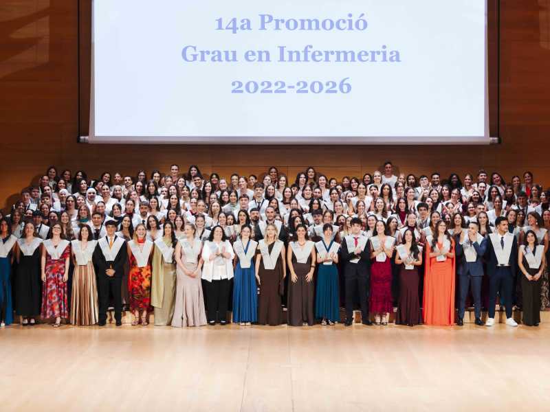 Imatge de la graduació de la Facultat d