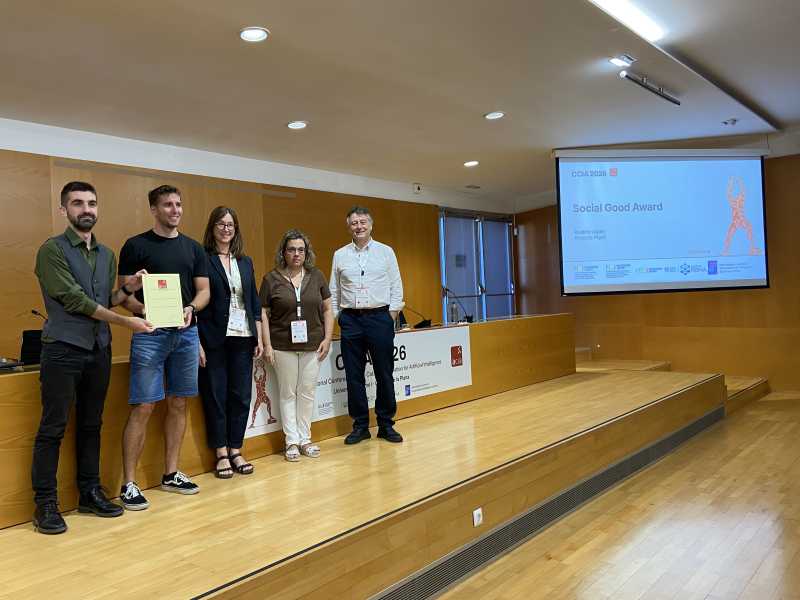 l’entrega de premis d’avui als tècnics de l’Ajuntament responsables del Projecte Pigall.