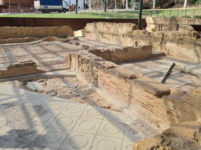 Imatge de les excavacions arqueològiques de Sarrià de Ter