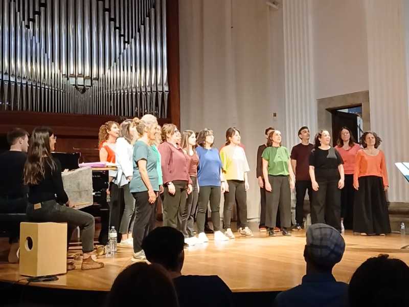 Imatge del concert de la Coral Comunitària de la UdG