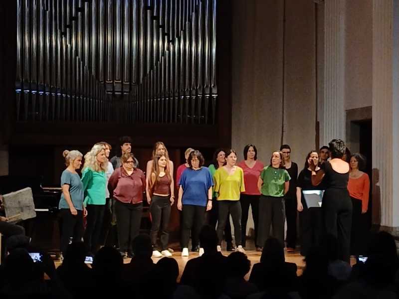 Imatge del concert de la Coral Comunitària de la UdG