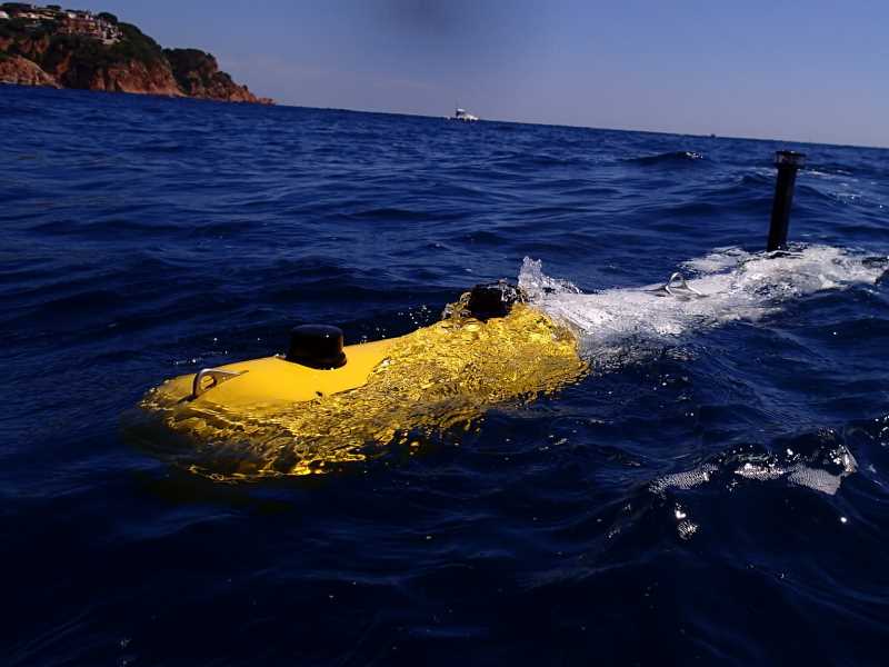 Sparus II, un dels robots submarins de la UdG