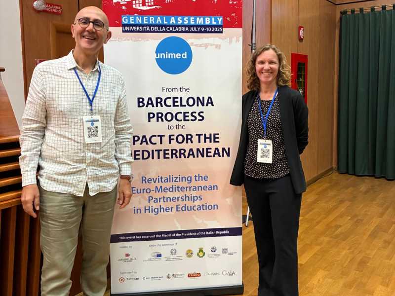 Fotografia dels representants de la UdG a l’Assemblea General d’UNIMED
