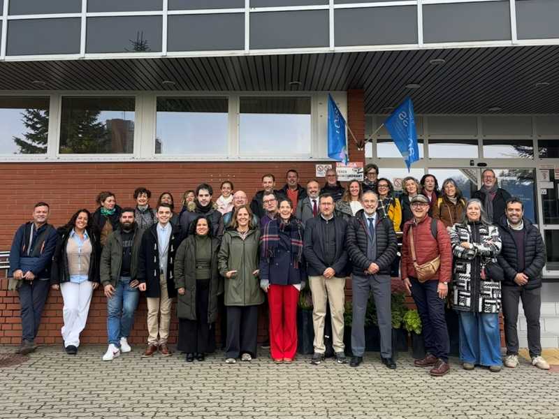 Imatge de la comitiva de la UdG a la trobada anual de l'Aliança Across a Białystok
