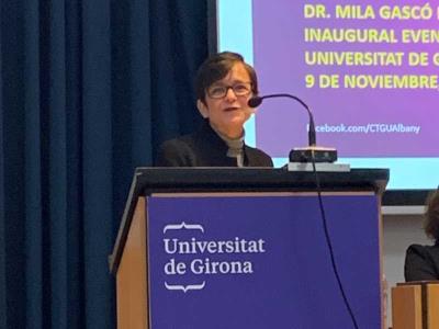 Mila Gascó pronuncia la lliçó inaugural de l'Escola de Doctorat