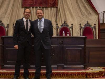 Els Prs. Camas i Ramos, al Congrès de Dret del Treball de Salamanca