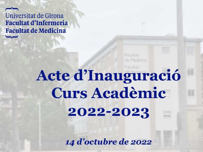 Pantalla inauguració curs 2022-23