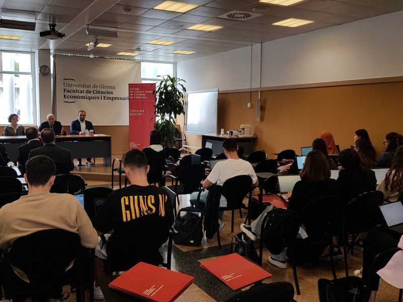 Visita del Col·legi de Censors Jurats de Comptes de Catalunya